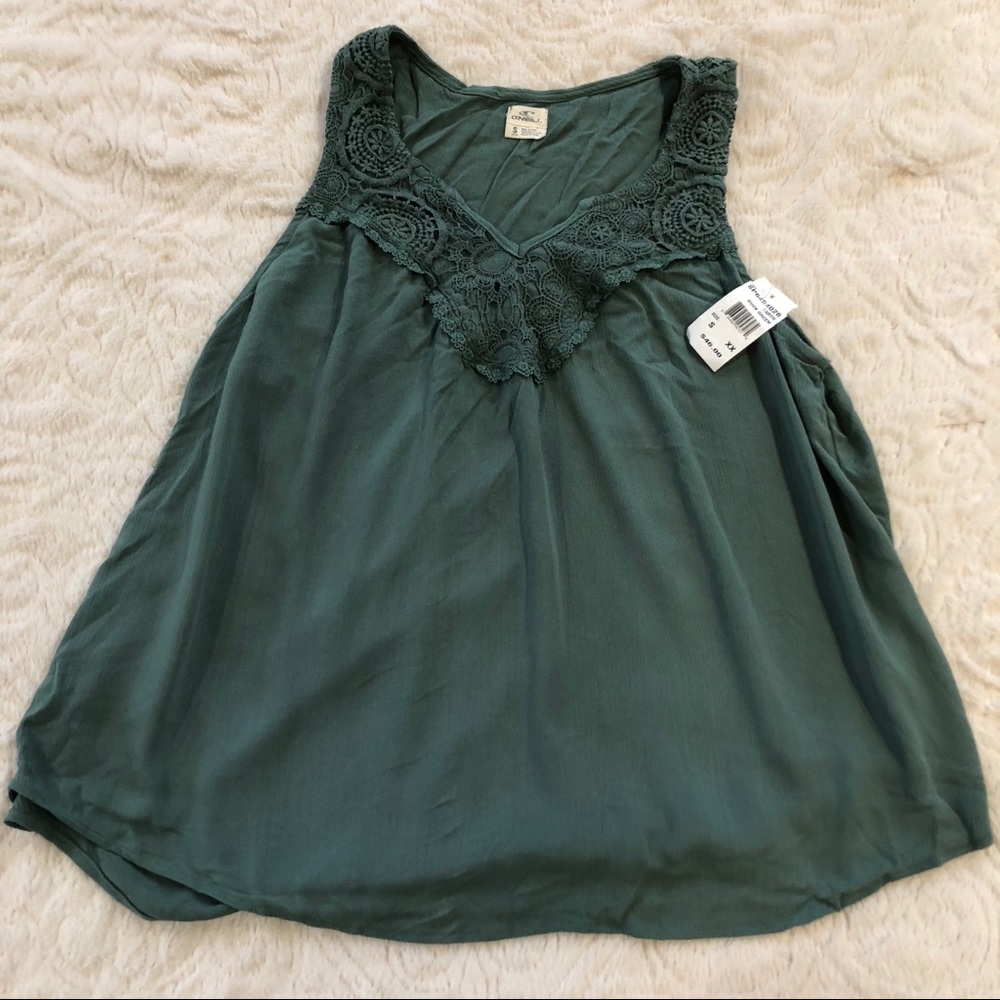 ⭐️NEW WITH TAGS⭐️ O’Neill Olive Green Tank Top